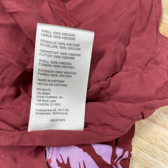 Free People NWT The Perfect Sundress Floral Midi Button Dress Size M Tie Back - Picture 6 of 12